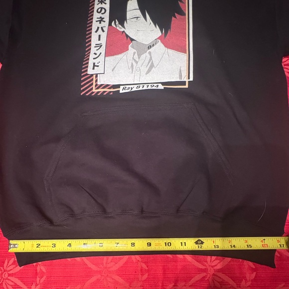 Black Graphic Hoodie for Men - Picture 5 of 7